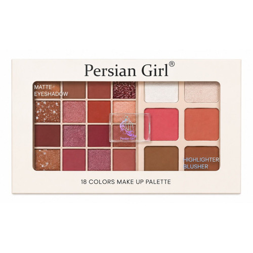 پالت سایه ،رژگونه،هایلایتر و کانتور persian girl