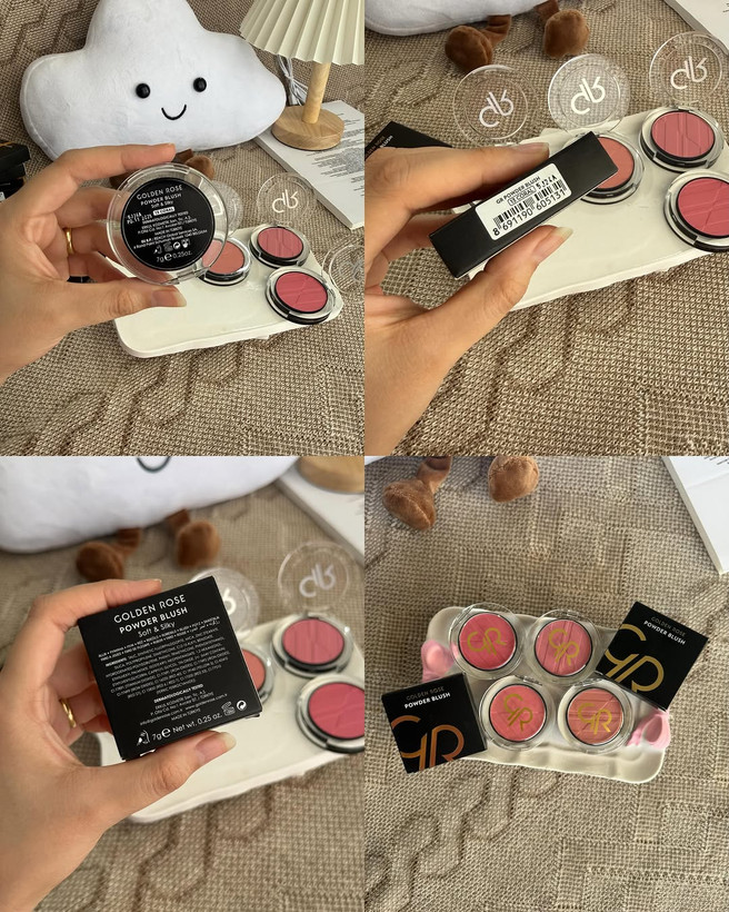 رژگونه پودری گلدن رز